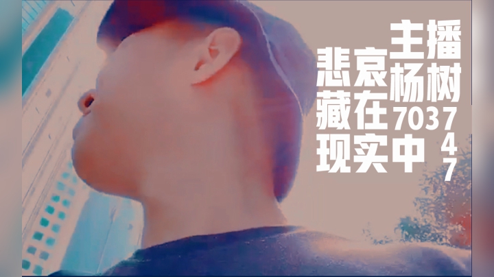 【主播杨树】孤独藏在现实中