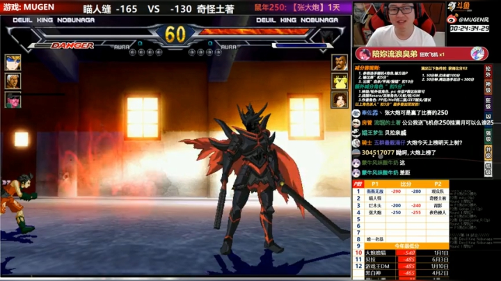 【MUGEN】晚上好 2020-06-23 22点场