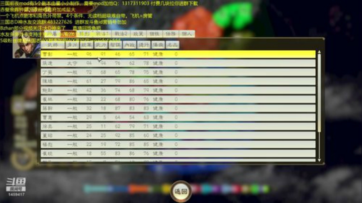 三国前夜mod无读档超难。 2020-06-29 20点场