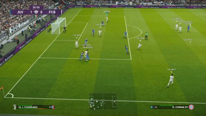 pes2020 实况足球 PS4在线对战 2020-07-05 21点场