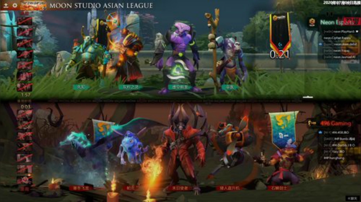 DOTA2 MoonStudio 亚洲联赛 Neon-496#1