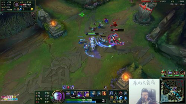 我在斗鱼看东北大鹌鹑直播英雄联盟