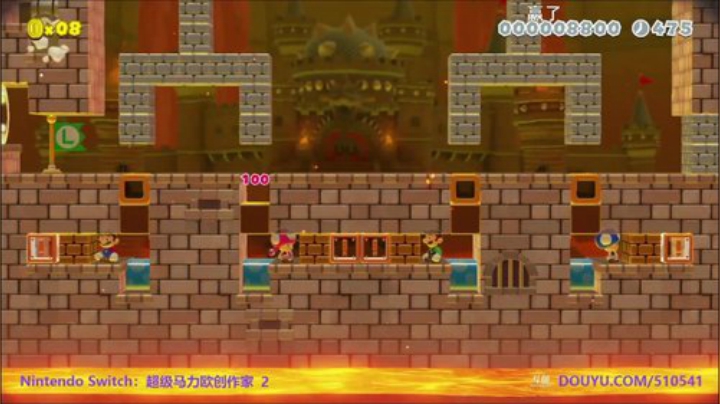 我在斗鱼看KazeLink直播马里奥制造