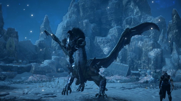 黑色沙漠手游-雪山混沌冰龙