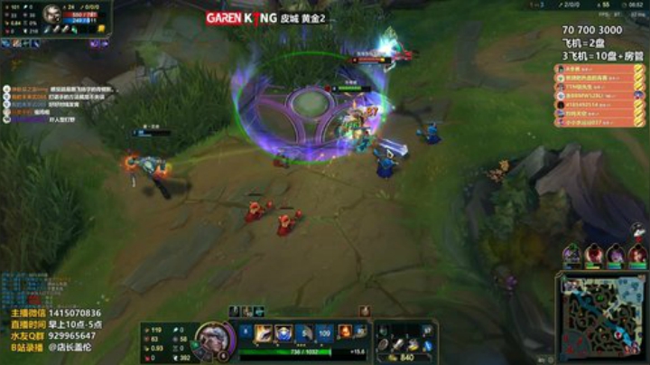 中单盖伦VS瑞兹