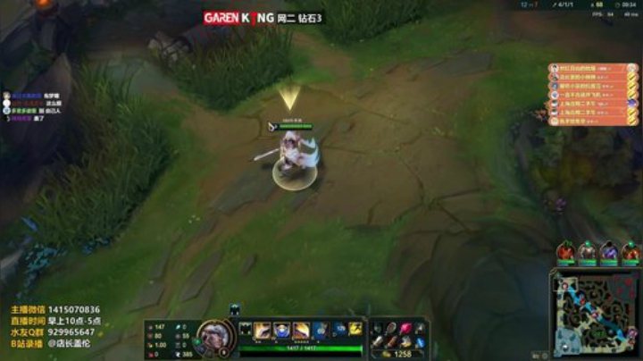 钻石局上单盖伦VS猴子