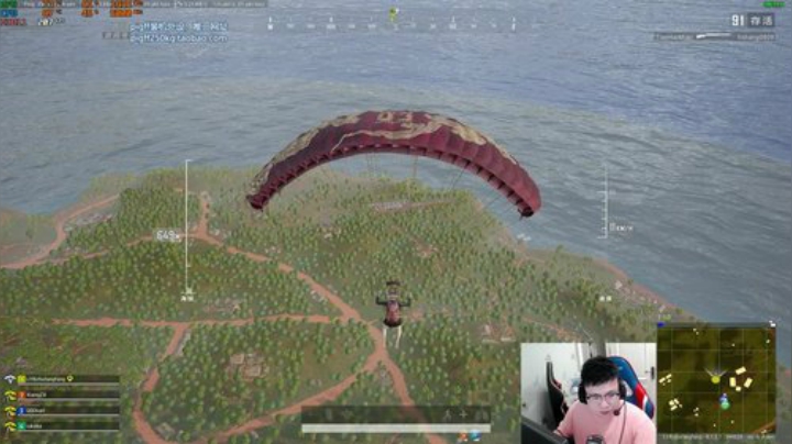 我在斗鱼看pigff直播绝地求生