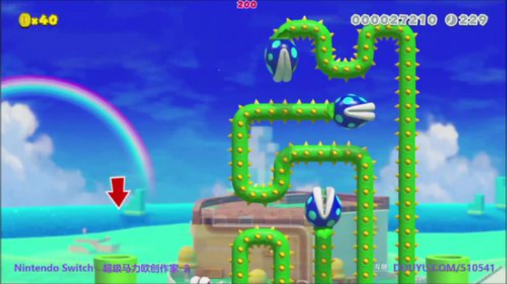 我在斗鱼看KazeLink直播马里奥制造