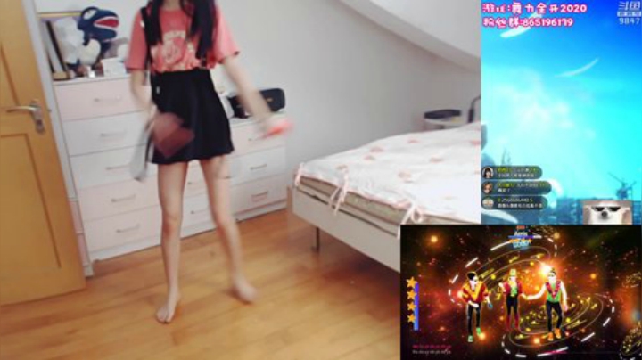 我在斗鱼看丶干物喵直播舞力全开