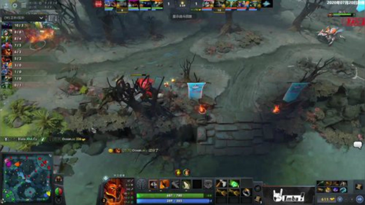 MoonStudio 亚洲联赛 Blaze vs Ocean BO3 第一场 7.20