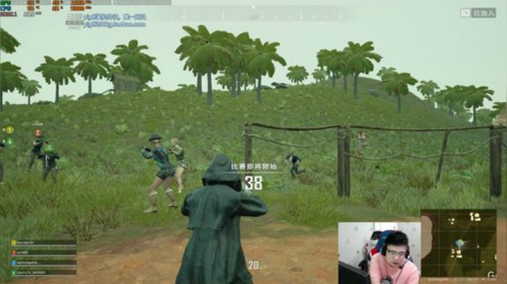 我在斗鱼看pigff直播绝地求生