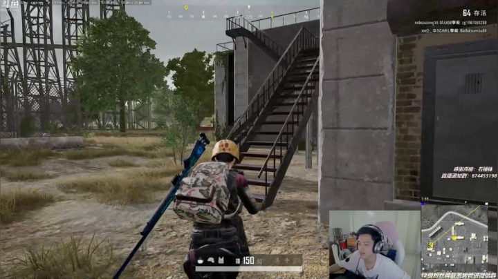 单排战神，甩头狙法，体感游戏！ 2020-07-26 16点场