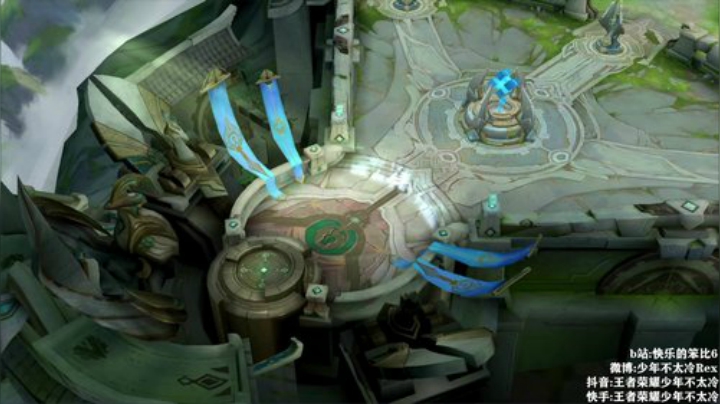 我在斗鱼看少年不太冷Rex直播王者荣耀