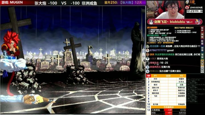 【MUGEN】怎么说? 2020-08-02 17点场
