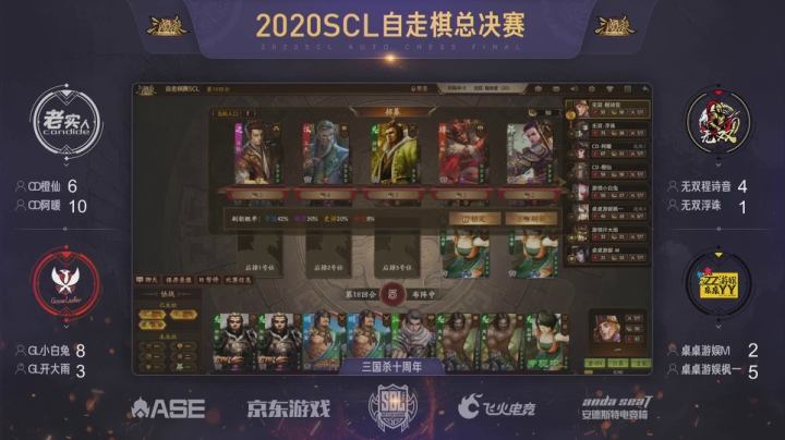 2020SCL三国杀十周年自走棋决赛竞赛日 第二局