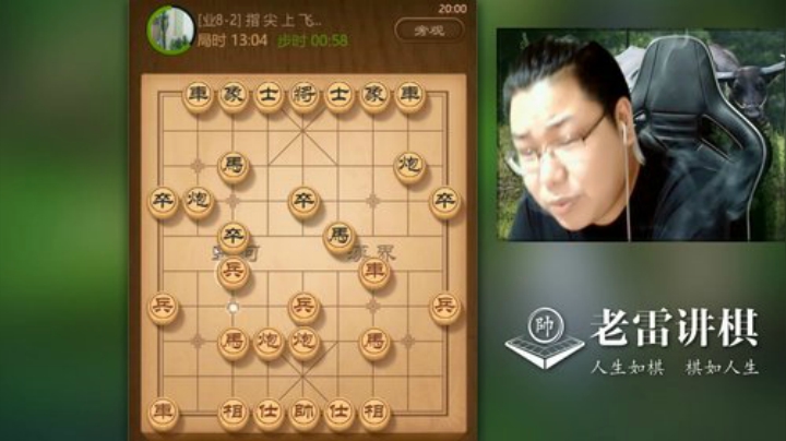 老雷认真讲棋的时候，很强的！虽然没赢到，但讲的还是明白的！