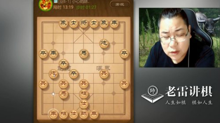 翻不了盘，老雷就这水平，没办法呀！还有人让吃象，那是陷阱呀