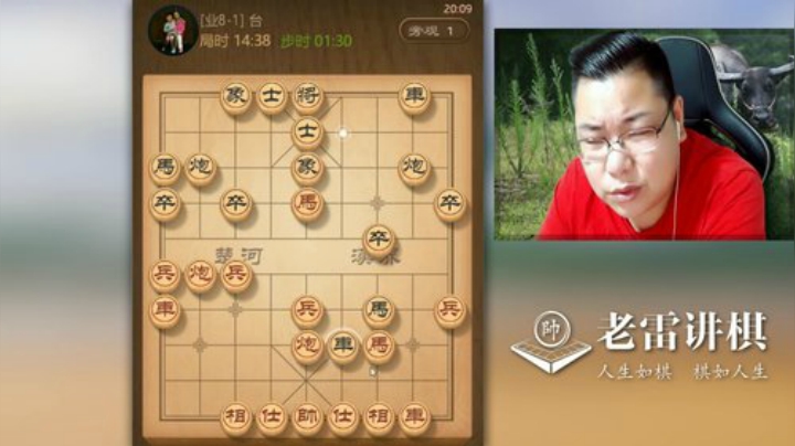 犀利抓死车，对手为了吃马，车被老雷轻松关死！记住：车不入险地