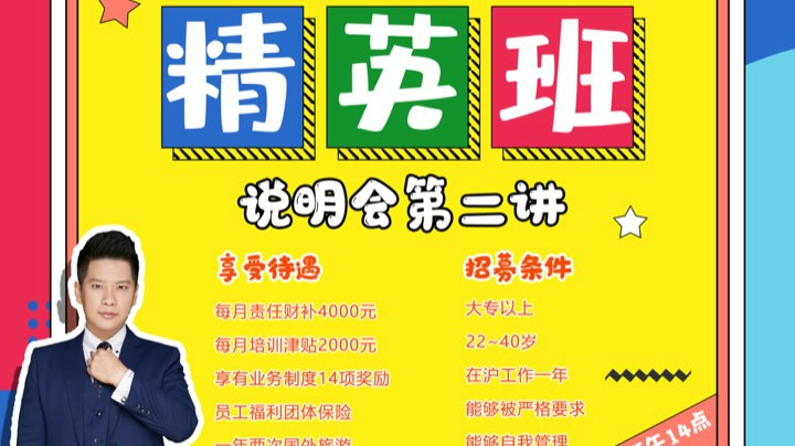 上海磐石精英班第四期线上说明会第二讲