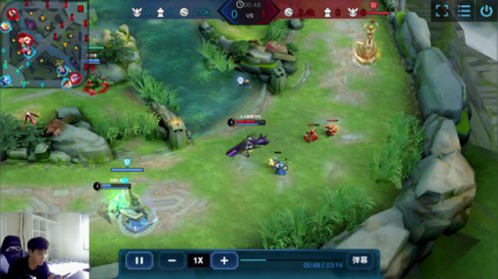 我在斗鱼看少年不太冷Rex直播王者荣耀