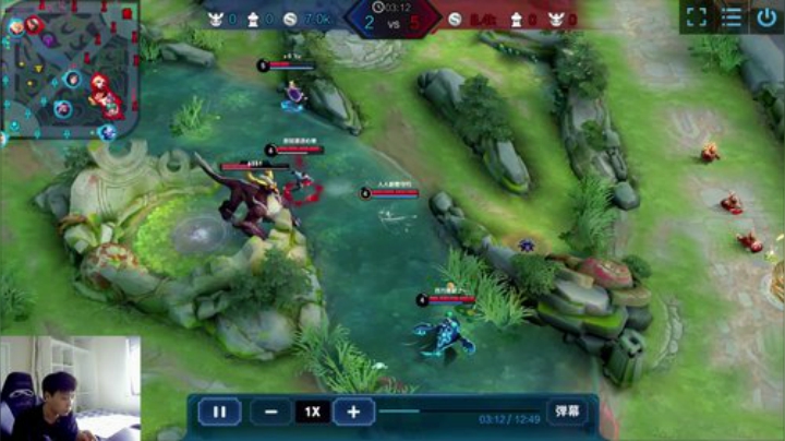 我在斗鱼看少年不太冷Rex直播王者荣耀