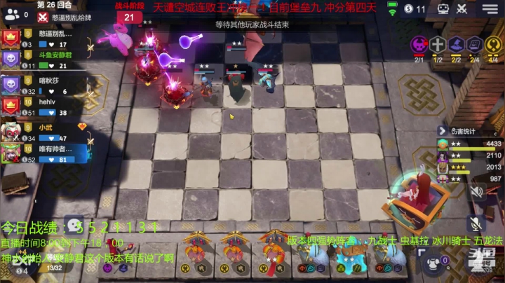 天谴空城连败王下棋了！版本阵容强势教学！ 2020-08-24 15点场