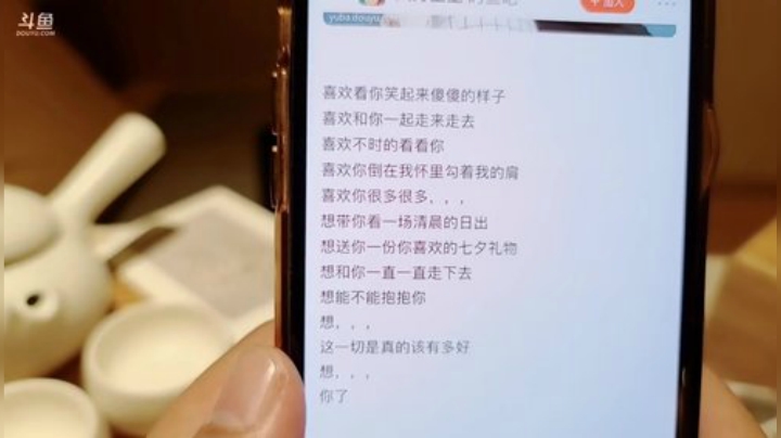 我在斗鱼看火力堂主直播户外