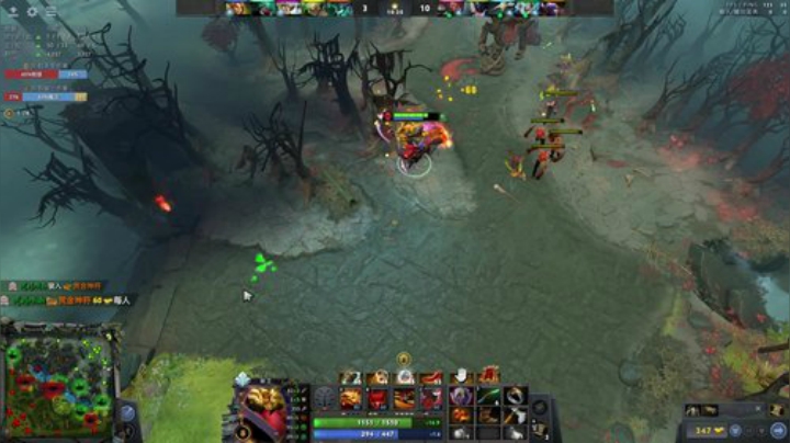 我在斗鱼看inflame丶hyz直播DOTA2