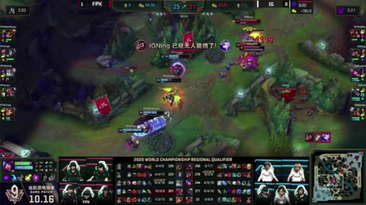 Road to Worlds 2020全球总决赛之路 IG vs FPX