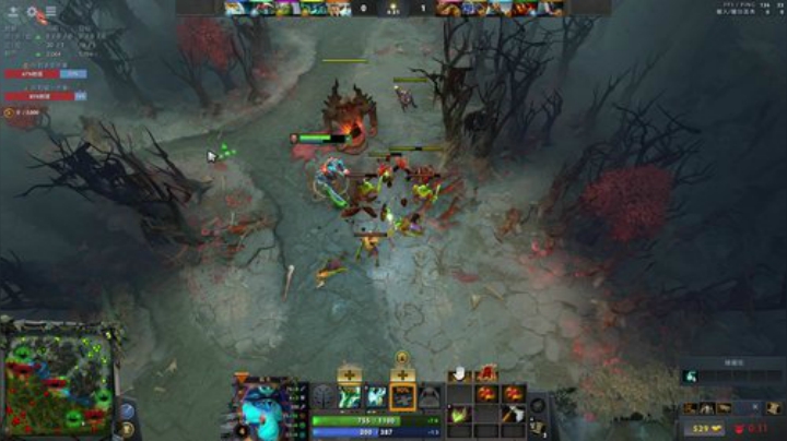 我在斗鱼看inflame丶hyz直播DOTA2