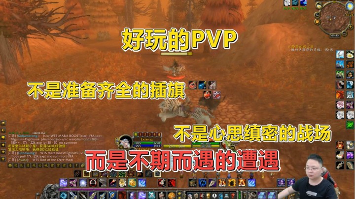 魔兽世界怀旧服：野外猎人和盗贼的遭遇战！让我想起了曾经的魔兽