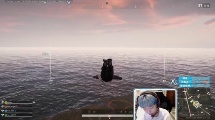 我在斗鱼看Xleft小叮当直播绝地求生