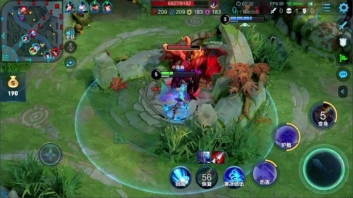 我在斗鱼看林蒙m直播王者荣耀