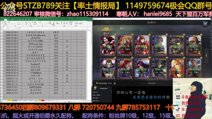 X730看看各个数据情况 2020-09-04 16点场