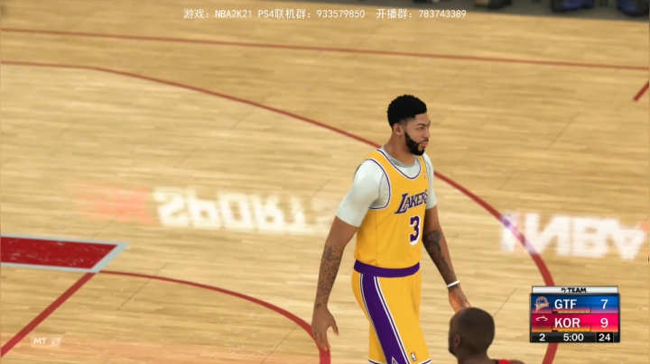 【GT老师】NBA2K21周琦模板 2020-09-05 00点场
