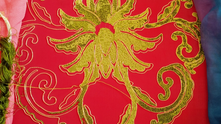 今天又来西冲绣花了