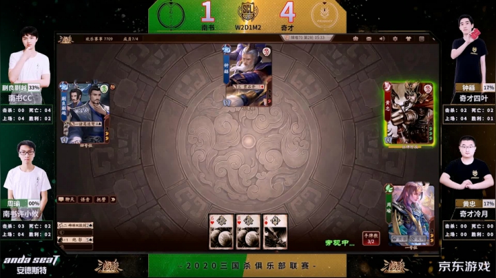 SCL十周年2V2项目第二周南书vs奇才  下