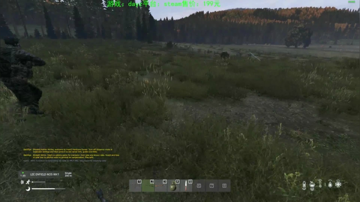 dayz (hardcore极限生存） 2020-09-08 18点场
