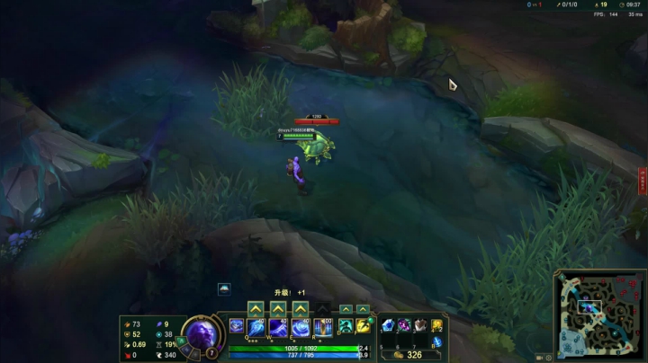 瑞兹大招躲死歌大招示例（1）