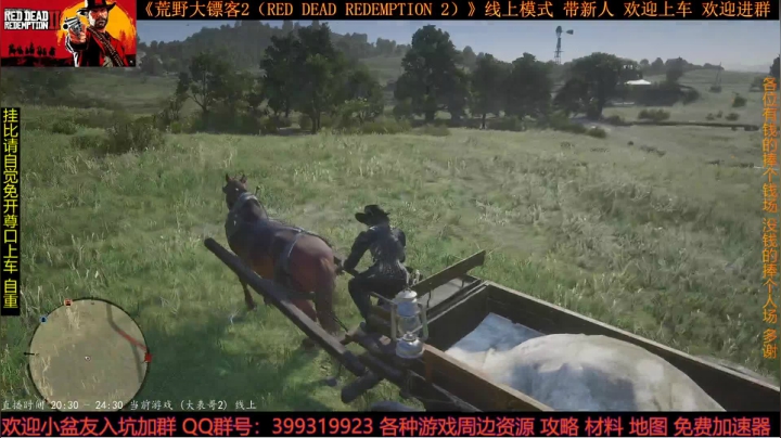 《荒野大镖客2》线上 带新人 欢迎上车 2020-09-10 20点场