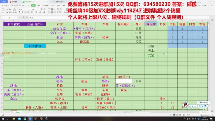 水友大战-极致策略 2020-09-10 17点场