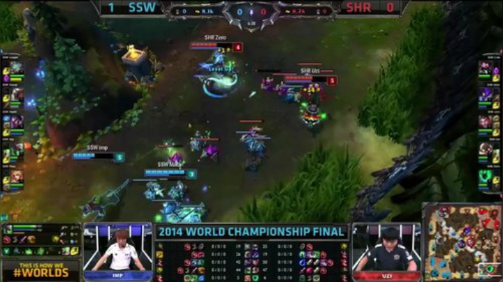 S4全球总决赛决赛-SSW VS SHR 第二局
