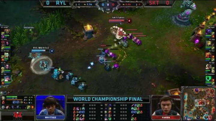 S3全球总决赛决赛SKT vs RYL 第一局