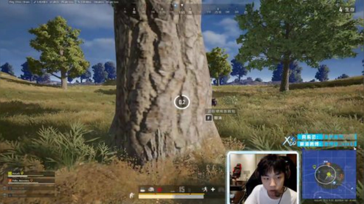 我在斗鱼看Xleft小叮当直播绝地求生