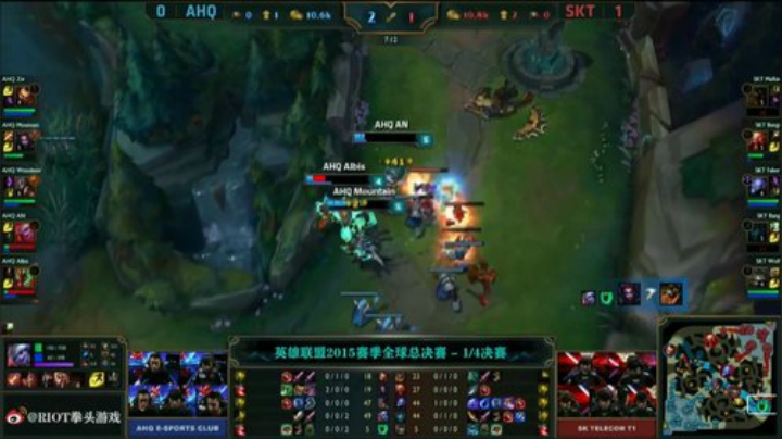 2015英雄联盟全球总决赛S5世界赛 - 四分之一决赛SKT vs AHQ G2
