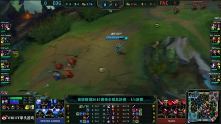 S5全球总决赛四分之一决赛-FNC vs EDG 第二局