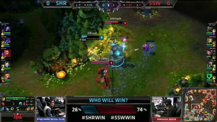 S4全球总决赛决赛-SSW VS SHR 第一局
