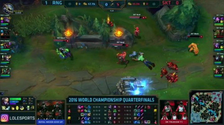 S6全球总决赛四分之一决赛-SKT vs RNG 第二局