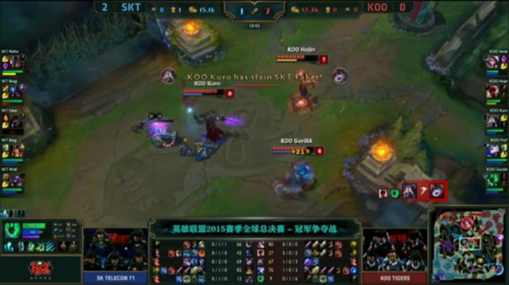 S5全球总决赛决赛SKT vs KOO 第三局