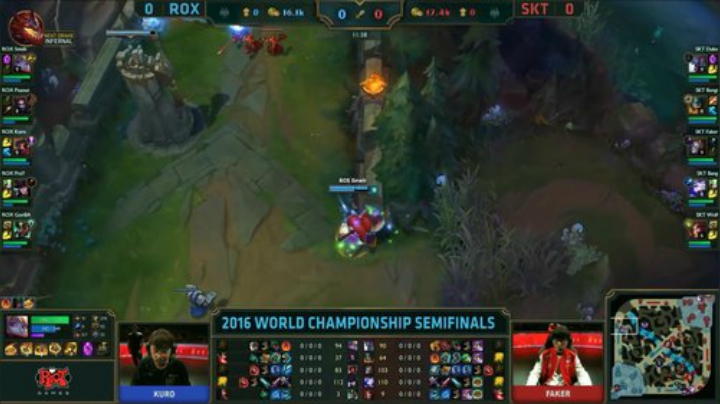 S6全球总决赛半决赛-ROX Tigers vs SKT 第一局